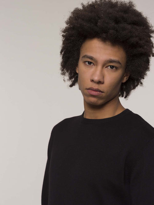 Maglia basic girocollo |Colore:Nero