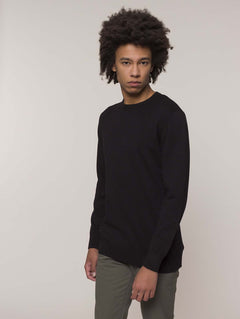 Maglia basic girocollo |Colore:Nero