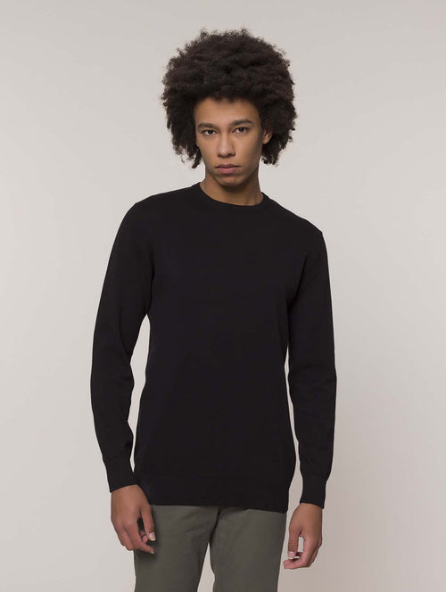 Maglia basic girocollo |Colore:Nero