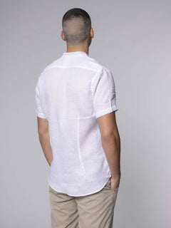 Camicia in lino coreana|Colore:Bianco