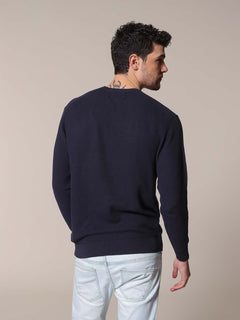 Maglia rigato Jacquard|Colore:Blu
