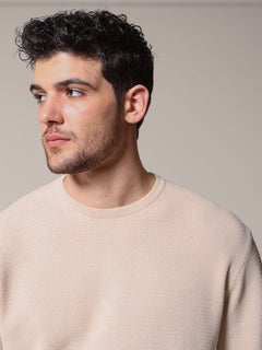 Maglia rigato Jacquard|Colore:Sabbia