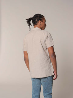 Camicia bowling|Colore:Ecru'