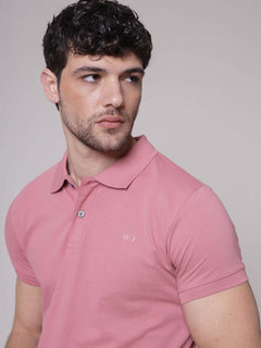 Polo logo ricamo|Colore:Rosa