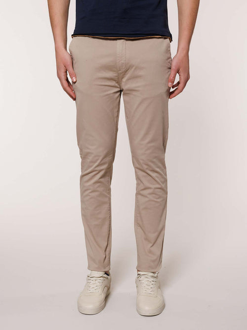 Pantaloni gabardina tasca America|Colore:Beige