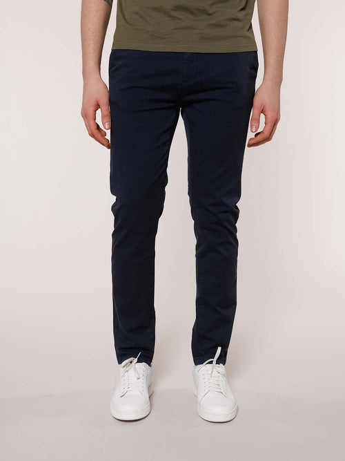 Pantaloni gabardina tasca America|Colore:Navy
