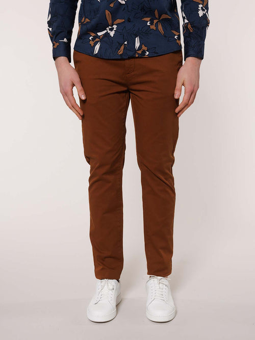 Pantaloni gabardina tasca America|Colore:Tegola