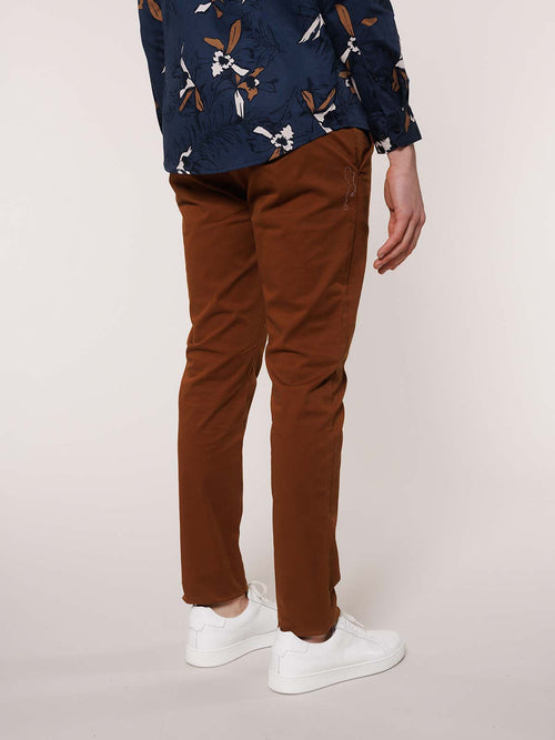 Pantaloni gabardina tasca America|Colore:Tegola
