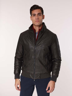 Giubbotto ecopelle |Colore:Moro