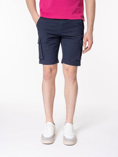 Bermuda con tasconi|Colore:Navy