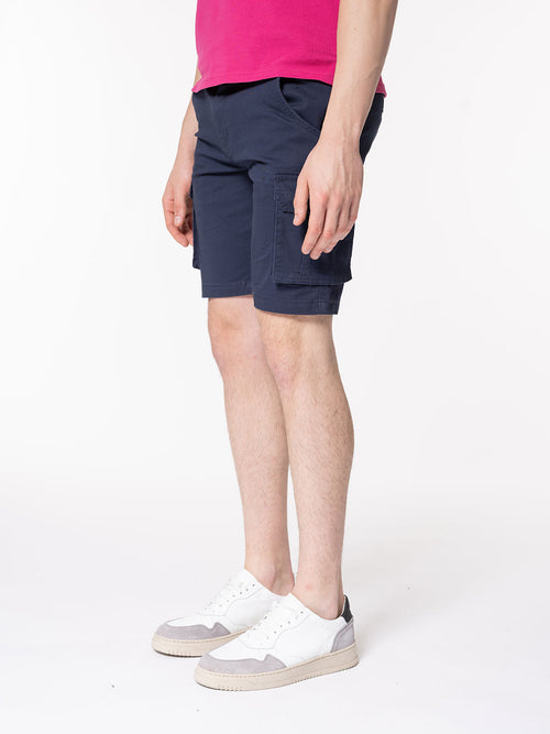 Bermuda con tasconi|Colore:Navy