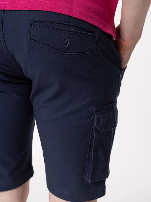 Bermuda con tasconi|Colore:Navy