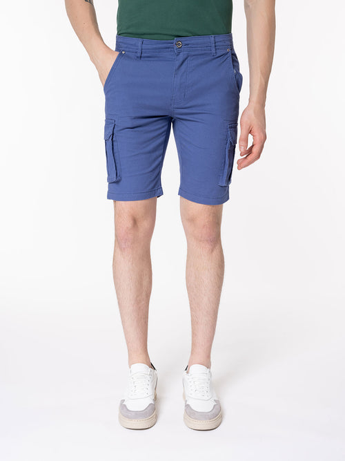 Bermuda con tasconi|Colore:Royal