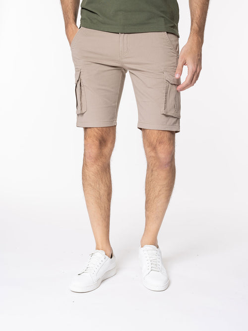 Bermuda con tasconi|Colore:Beige