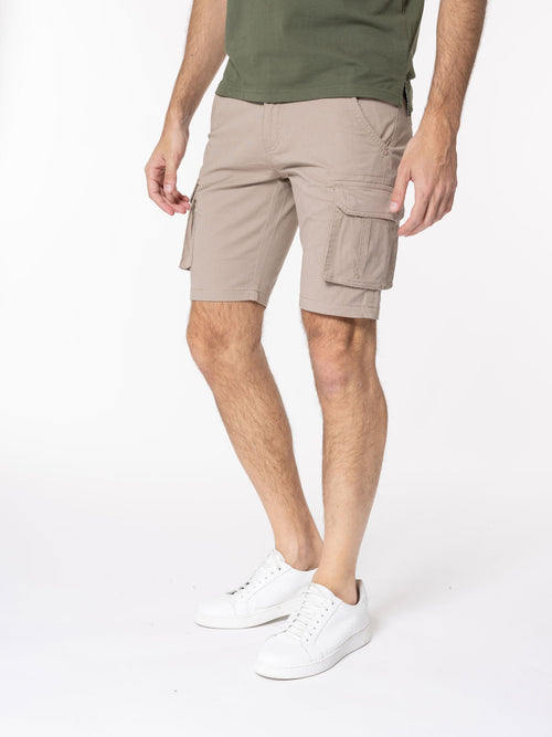 Bermuda con tasconi|Colore:Beige