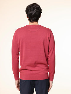 Maglia basic girocollo|Colore:Peonia
