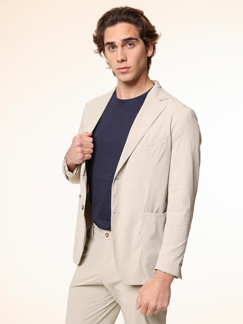 Giacca in tessuto tecnico|Colore:Grigio