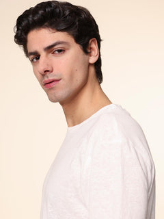 T-Shirt Maglia girocollo|Colore:Bianco