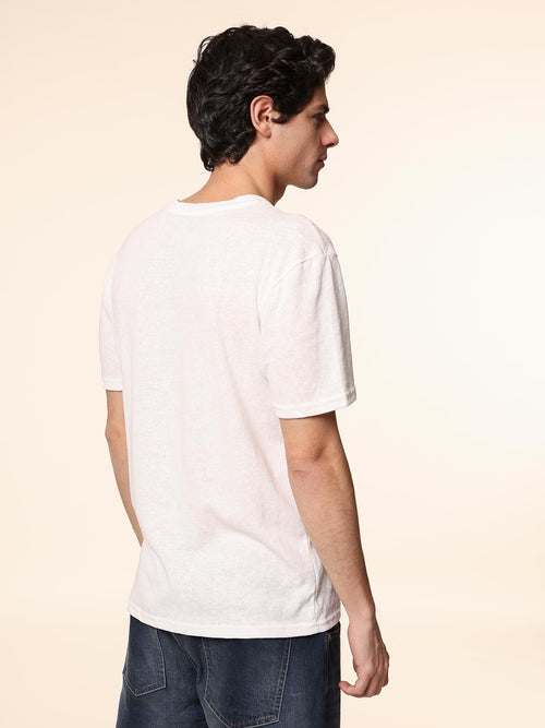 T-Shirt Maglia girocollo|Colore:Bianco