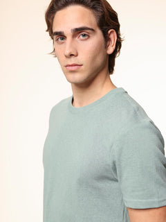T-Shirt Maglia girocollo|Colore:Verde