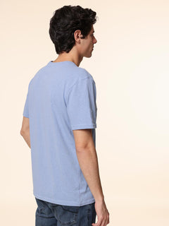 T-Shirt Maglia girocollo|Colore:Celeste