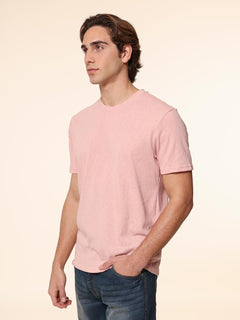T-Shirt Maglia girocollo|Colore:Rosa