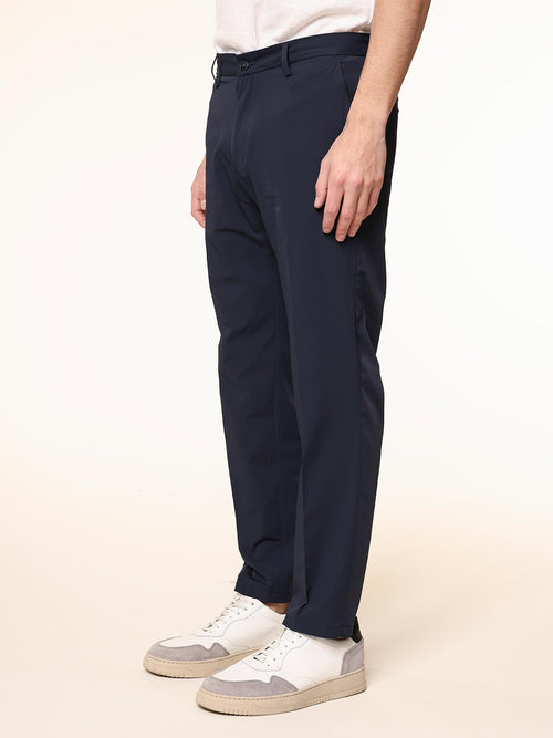 Pantaloni in tessuto tecnico|Colore:Blu
