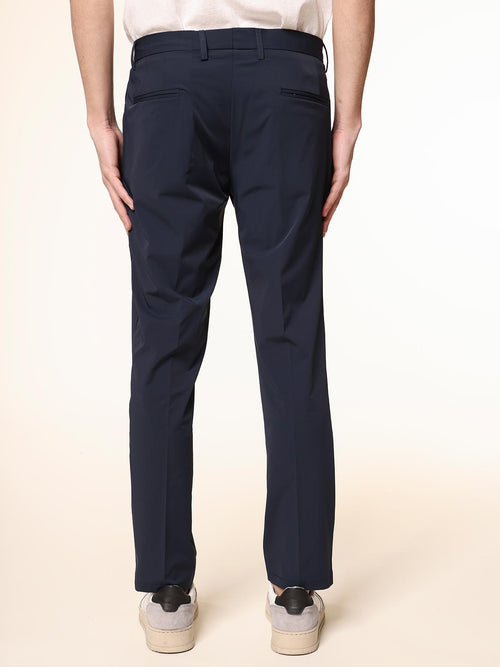Pantaloni in tessuto tecnico|Colore:Blu