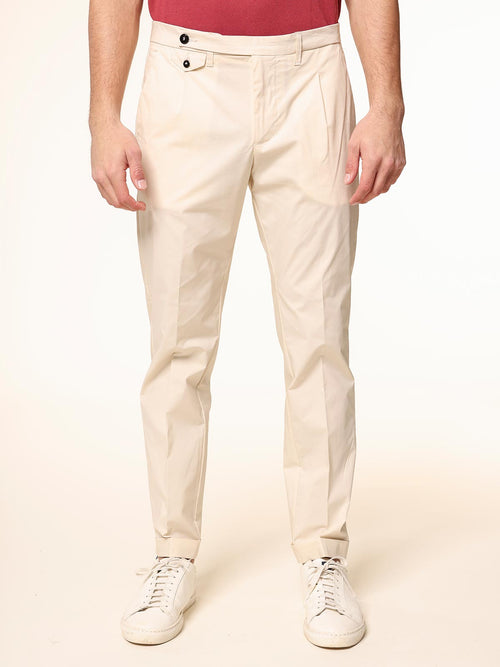 Pantaloni chino in nylon|Colore:Beige