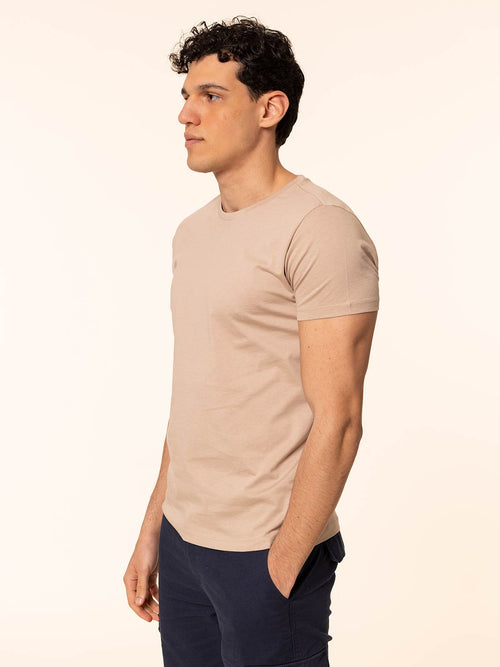 T-Shirt in cotone SUPIMA®|Colore:Beige