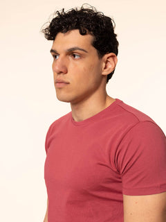 T-Shirt in cotone SUPIMA®|Colore:Peonia
