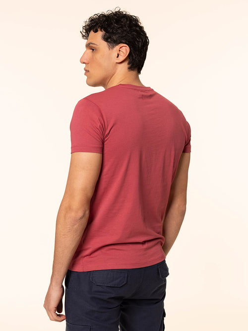 T-Shirt in cotone SUPIMA®|Colore:Peonia