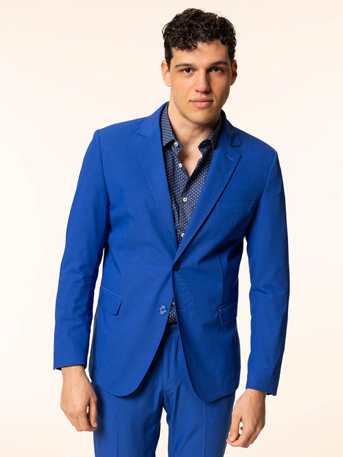 Giacca in tessuto misto|Colore:Royal