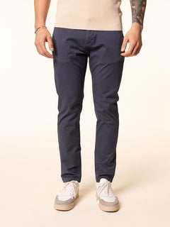 Pantaloni chino in cotone|Colore:Blu chiaro