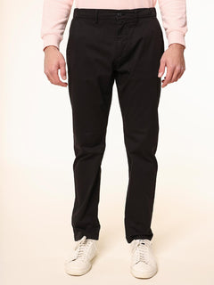 Pantaloni chino in cotone|Colore:Nero