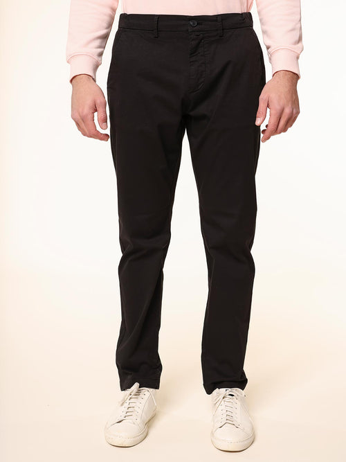 Pantaloni chino in cotone|Colore:Nero
