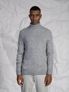Maglia collo alto|Colore:Grigio