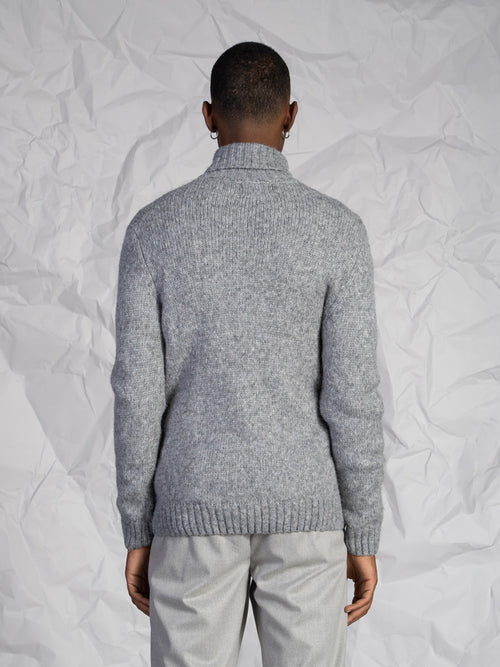 Maglia collo alto|Colore:Grigio
