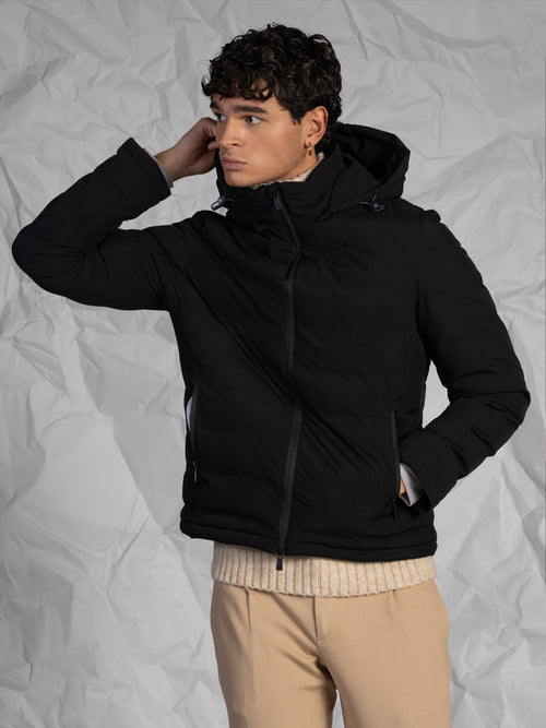 Giubbotto trapuntato|Colore:Nero