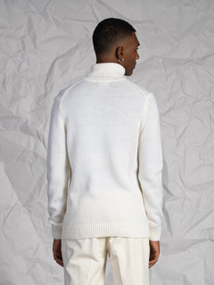 Maglia collo alto|Colore:Panna