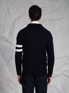 Cardigan con bottoni|Colore:Blu