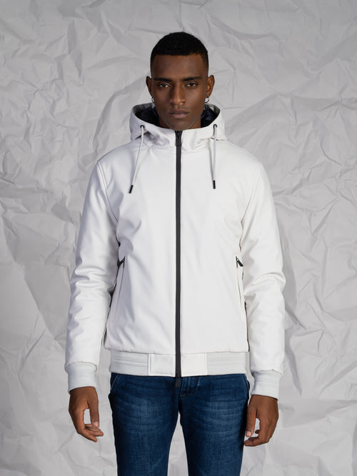 Giubbotto con cappuccio|Colore:Ghiaccio