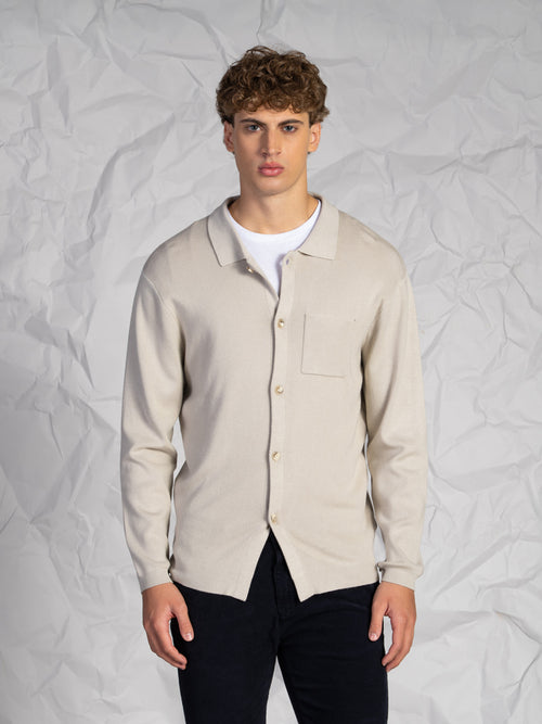 Cardigan con bottoni|Colore:Burro