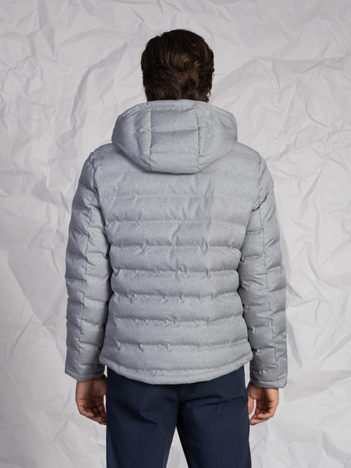 Giubbotto trapuntato|Colore:Grigio melange