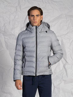 Giubbotto trapuntato|Colore:Grigio melange