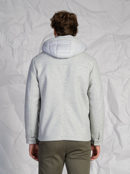 Giubbotto in panno|Colore:Ghiaccio