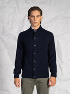 Cardigan con bottoni|Colore:Blu