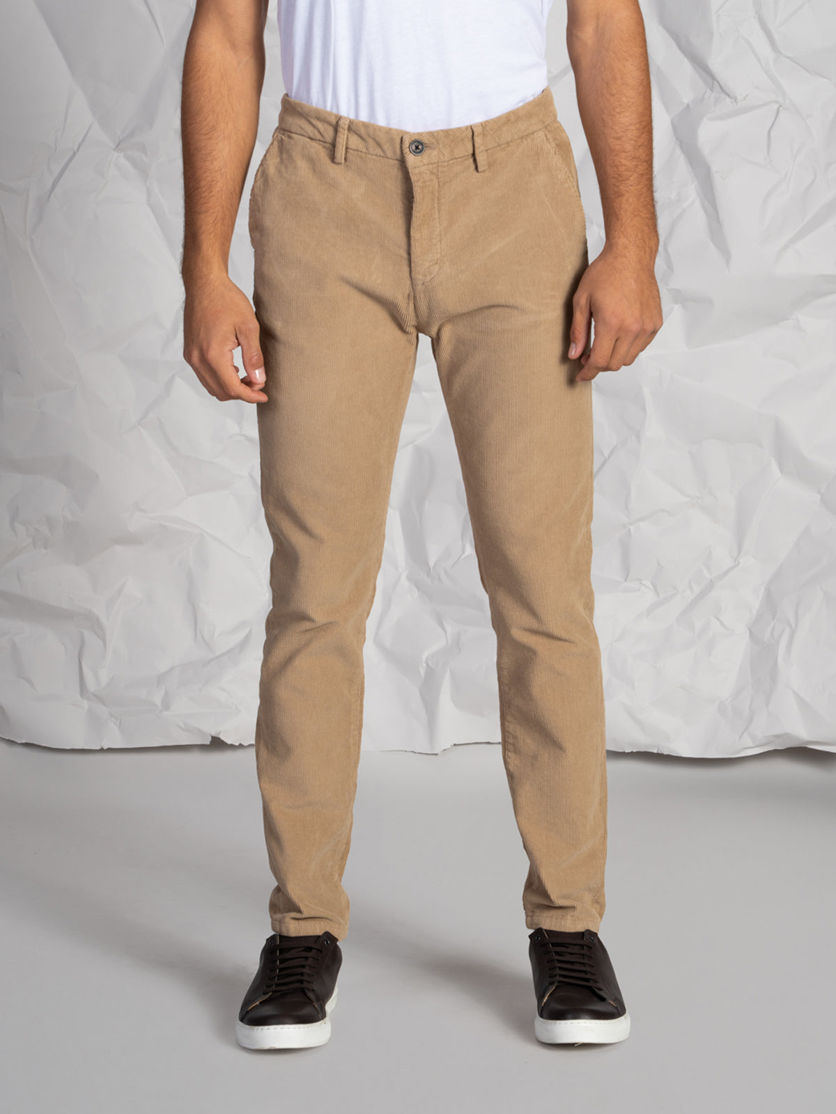 Pantaloni velluto a coste|Colore:Beige