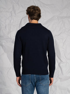 Maglia collo polo|Colore:Blu