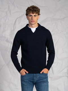 Maglia collo polo|Colore:Blu